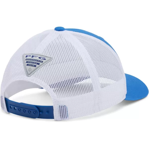 Columbia Unisex Kids PFG Fish Flag Snap BackVivid BlueWhite