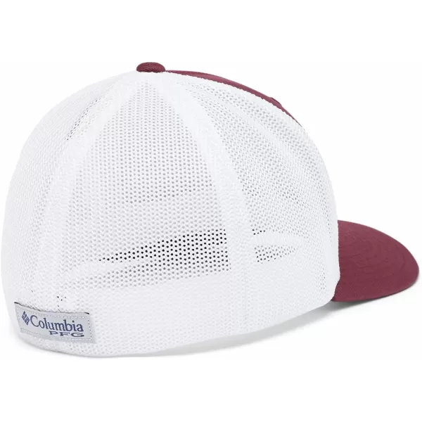 Columbia Unisex PFG Mesh Ball Cap XXL Sun Protection One SizeTam  Deep Maroon