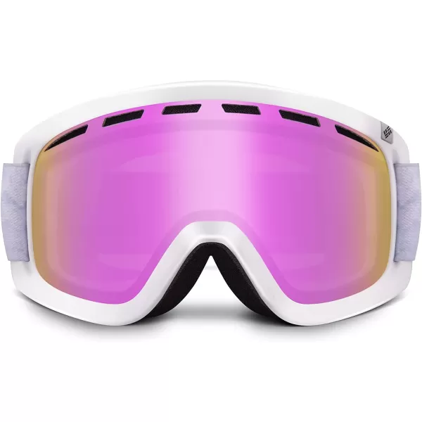 Columbia Unisex Snow Goggles Benton Springs  ContinentsGrey with Pink IonColumbia Unisex Snow Goggles Benton Springs  ContinentsGrey with Pink Ion