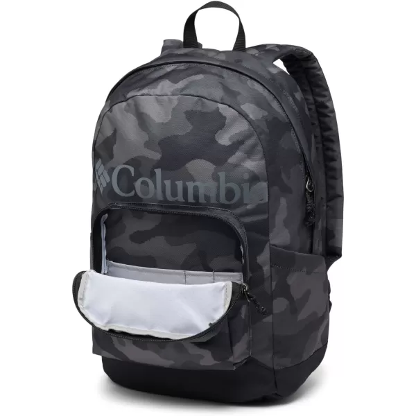 Columbia Unisex Zigzag 22L Backpack Stone Green Mod Camo One SizeBlack Trad Camo One Size