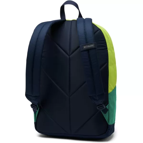 Columbia Unisex Zigzag 22L Backpack Stone Green Mod Camo One SizeBright ChartreuseEmerald Green One Size