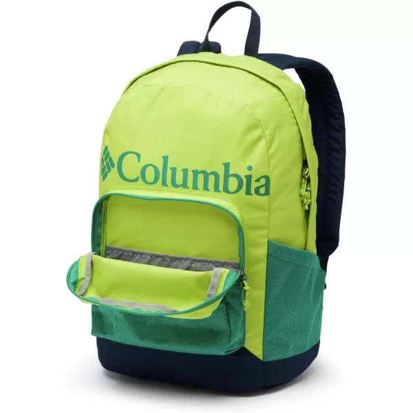 Columbia Unisex Zigzag 22L Backpack Stone Green Mod Camo One SizeBright ChartreuseEmerald Green One Size