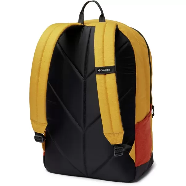 Columbia Unisex Zigzag 30L Backpack Black Mod Camo One SizeBright GoldCarnelian Red One Size