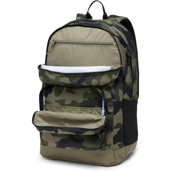 Columbia Unisex Zigzag 30L Backpack Black Mod Camo One SizeStone Green Mod Camo One Size