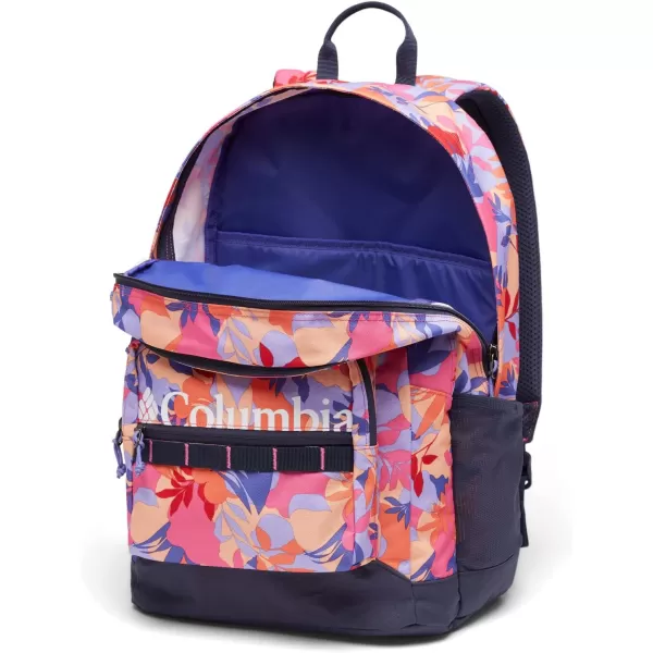 Columbia Unisex Zigzag 30L Backpack Black Mod Camo One SizeWild Geranium FloriatedNocturnal One Size