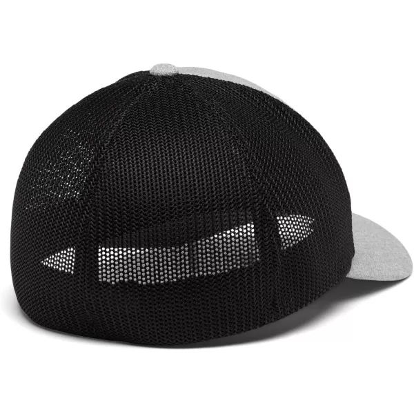 Columbia UnisexAdult Tree Flag Mesh Ball Cap  High CrownColumbia Grey HeatherBlack