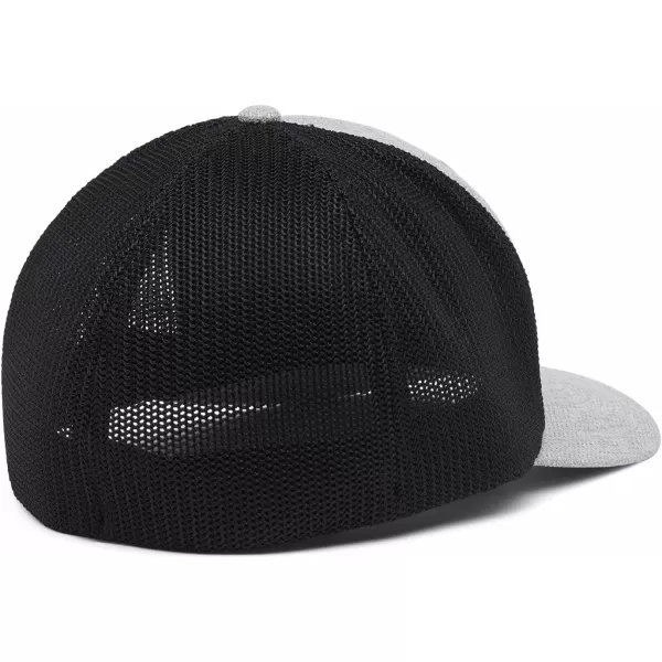 Columbia UnisexAdult Tree Flag Mesh Ball Cap  High CrownColumbia Grey HeatherBlack