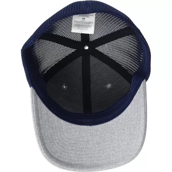 Columbia UnisexAdult Tree Flag Mesh Ball Cap  High CrownColumbia Grey HeatherCollegiate Navy