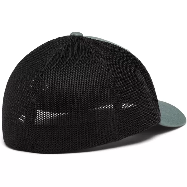 Columbia UnisexAdult Tree Flag Mesh Ball Cap  High CrownMetalBlack