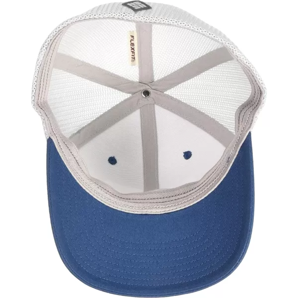 Columbia UnisexAdult Tree Flag Mesh Ball Cap  High CrownPetrol Blue