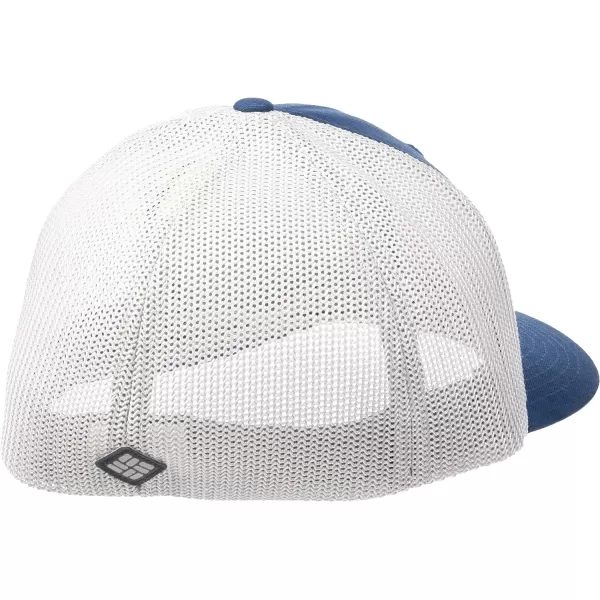 Columbia UnisexAdult Tree Flag Mesh Ball Cap  High CrownPetrol Blue