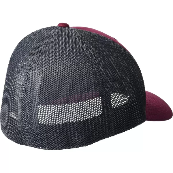 Columbia UnisexAdult Tree Flag Mesh Ball Cap  High CrownRed JasperCity Grey