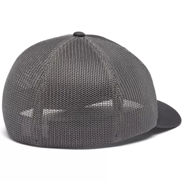 Columbia UnisexAdult Tree Flag Mesh Ball Cap  High CrownSharkCity Grey