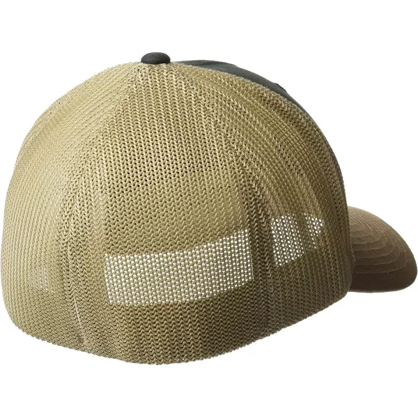 Columbia UnisexAdult Tree Flag Mesh Ball Cap  High CrownSpruceDelta