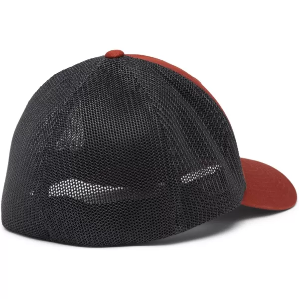 Columbia UnisexAdult Tree Flag Mesh Ball Cap  High CrownWarp Red  Shark