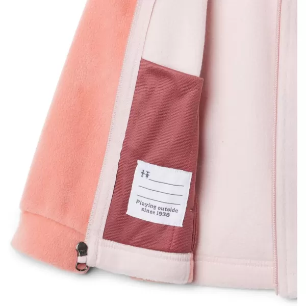 Columbia UnisexBaby Benton Springs Fleece JacketFaded PeachDusty Pink