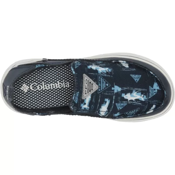 Columbia UnisexChild Bahama PFG Boat ShoeCollegiate NavyWhite