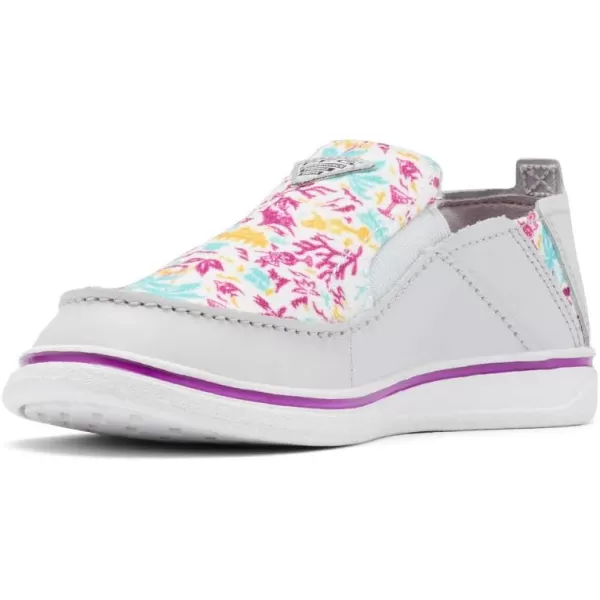 Columbia UnisexChild Bahama PFG Boat ShoeGrey IceBright Plum