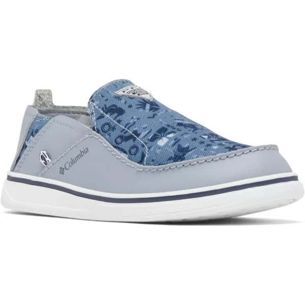 Columbia UnisexChild Bahama PFG Boat ShoeTradewinds GreyCollegiate Navy