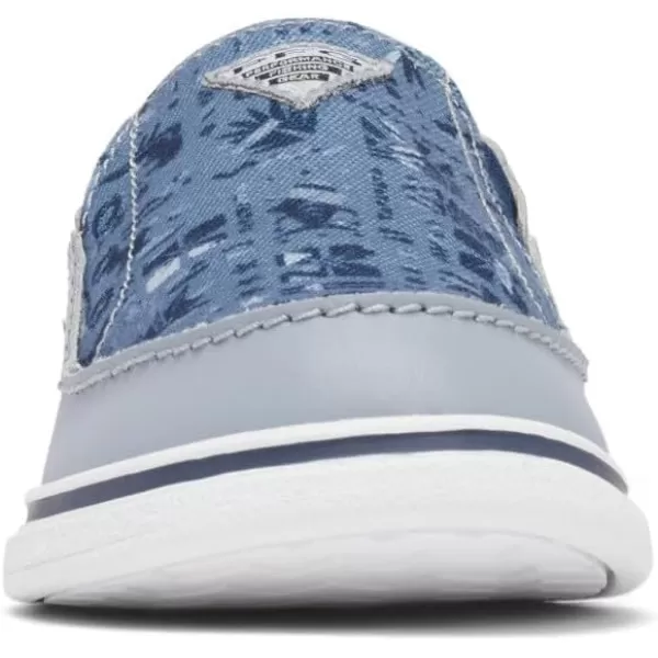 Columbia UnisexChild Bahama PFG Boat ShoeTradewinds GreyCollegiate Navy