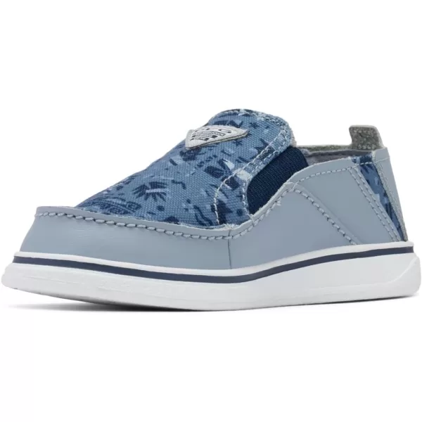 Columbia UnisexChild Bahama PFG Boat ShoeTradewinds GreyCollegiate Navy