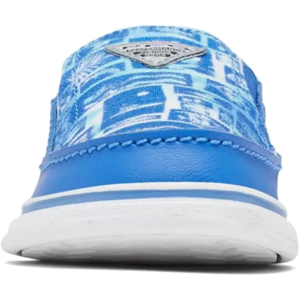 Columbia UnisexChild Bahama PFG Boat ShoeVivid BlueWhite