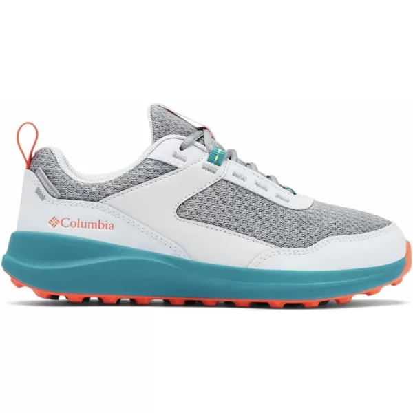 Columbia UnisexChild Hatana Waterproof Hiking ShoeCirrus GreyRed Quartz