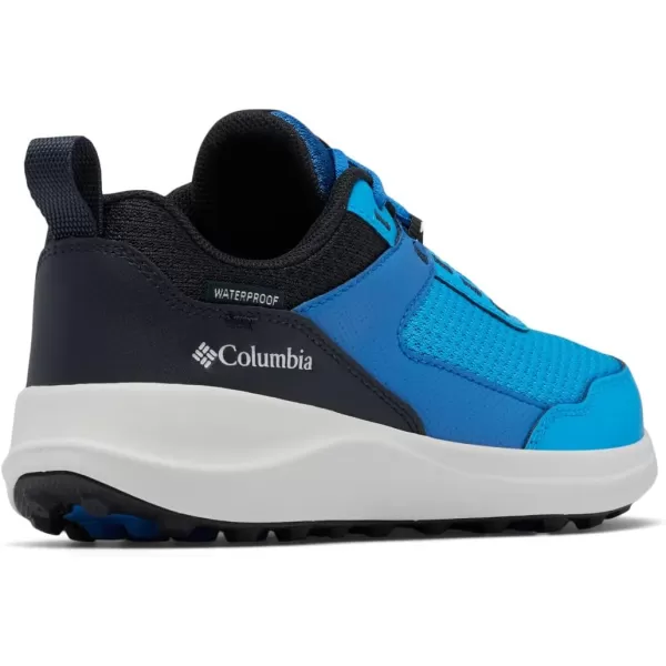 Columbia UnisexChild Hatana Waterproof Hiking ShoeCompass BlueSilver Grey