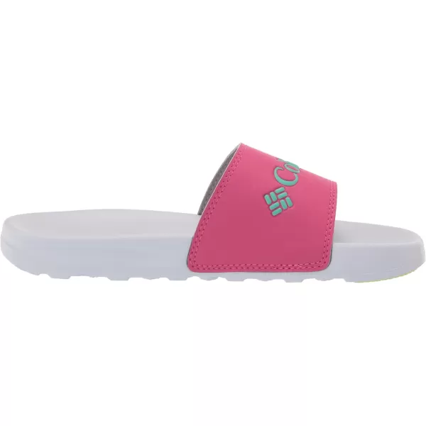 Columbia UnisexChild Hood River Slide Sport SandalHaute PinkElectric Turquoise