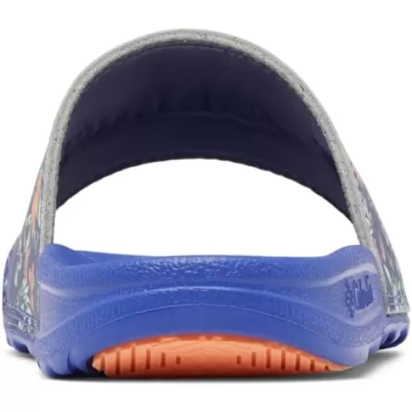 Columbia UnisexChild Hood River Slide Sport SandalPurple LotusWhite