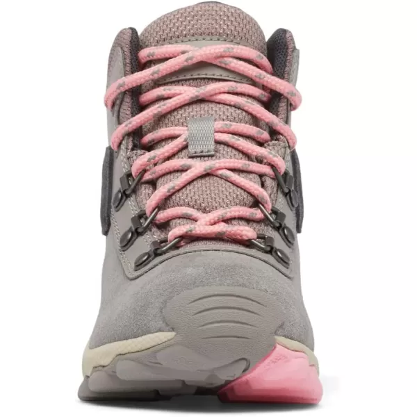 Columbia UnisexChild Newton Ridge Amped Hiking ShoeStratus  Pink Orchid