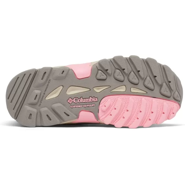 Columbia UnisexChild Newton Ridge Amped Hiking ShoeStratus  Pink Orchid