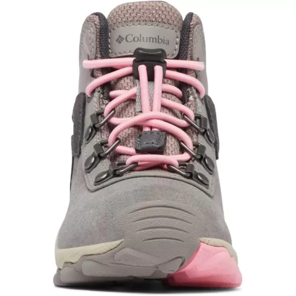 Columbia UnisexChild Newton Ridge Amped Hiking ShoeStratus  Pink Orchid