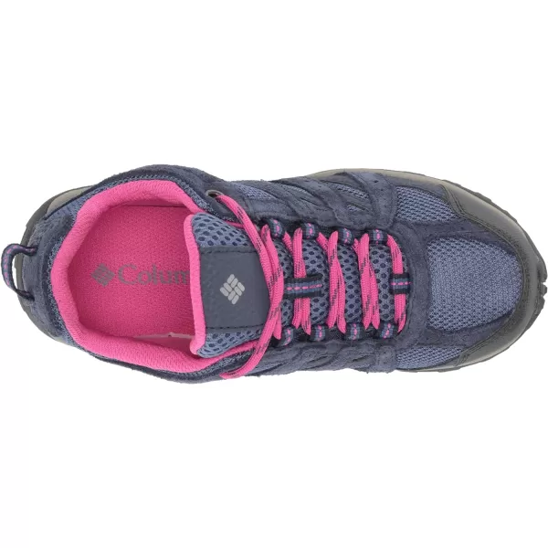 Columbia UnisexChild Redmond Waterproof Hiking ShoeBluebell  Pink Ice