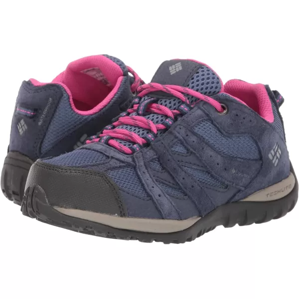 Columbia UnisexChild Redmond Waterproof Hiking ShoeBluebell  Pink Ice