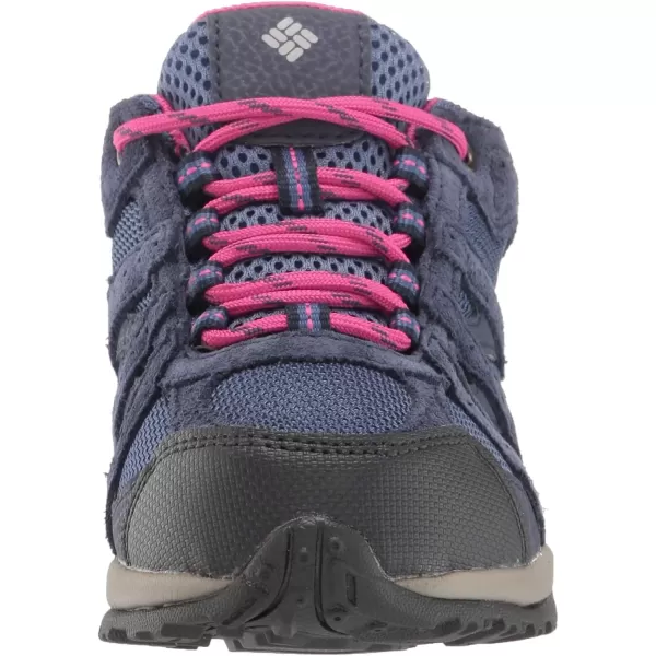 Columbia UnisexChild Redmond Waterproof Hiking ShoeBluebell  Pink Ice