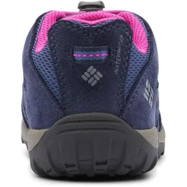 Columbia UnisexChild Redmond Waterproof Hiking ShoeBluebell  Pink Ice