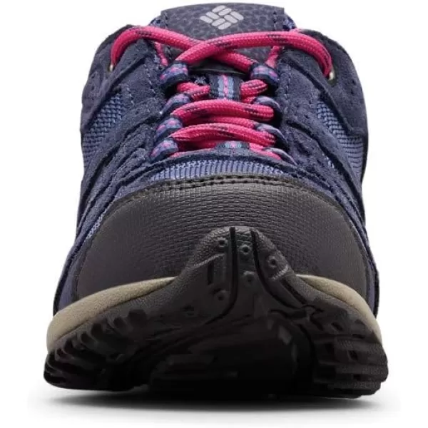 Columbia UnisexChild Redmond Waterproof Hiking ShoeBluebell  Pink Ice