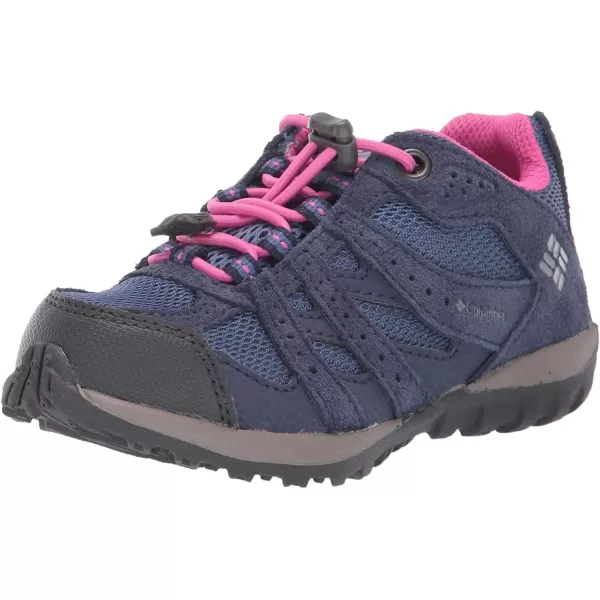 Columbia UnisexChild Redmond Waterproof Hiking ShoeBluebell  Pink Ice