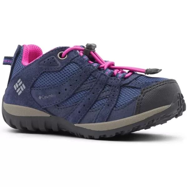 Columbia UnisexChild Redmond Waterproof Hiking ShoeBluebell  Pink Ice