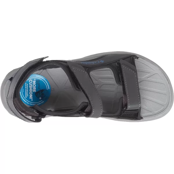 Columbia UnisexChild Techsun 3 Strap Sandal SportDark GreyBlue Macaw