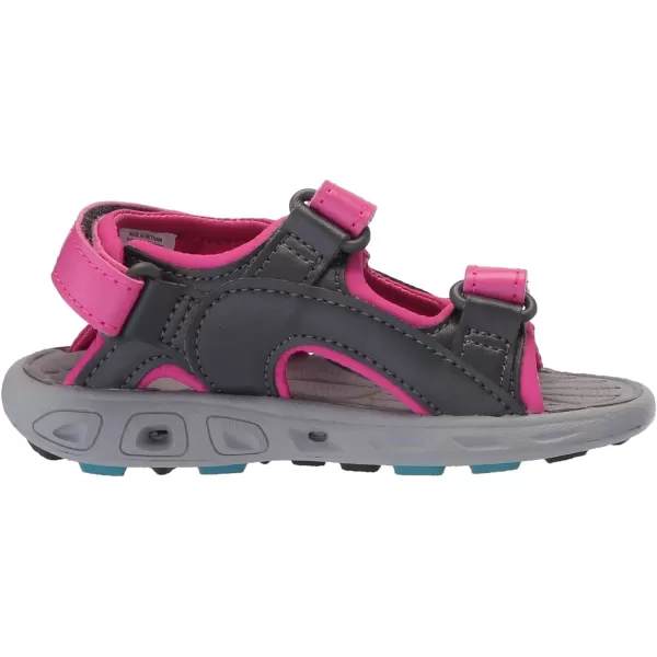 Columbia UnisexChild Techsun 3 Strap Sandal SportPink IcePacific Rim