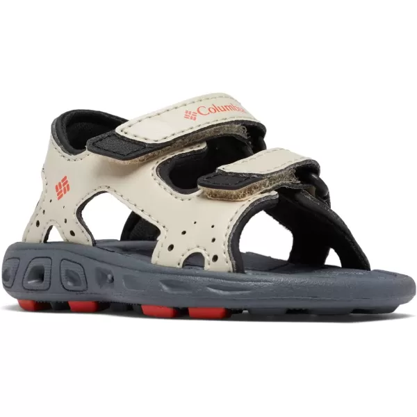 Columbia UnisexChild Techsun Vent Sandal SportAncient FossilBlack