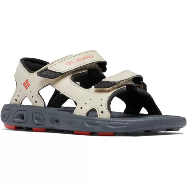 Columbia UnisexChild Techsun Vent Sandal SportAncient FossilBlack