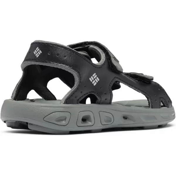 Columbia UnisexChild Techsun Vent Sandal SportBlackColumbia Grey