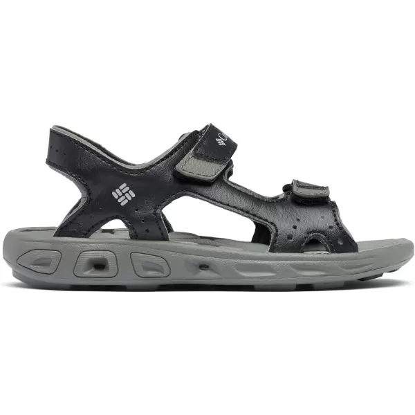 Columbia UnisexChild Techsun Vent Sandal SportBlackColumbia Grey