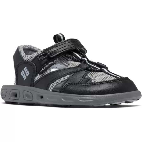 Columbia UnisexChild Techsun Wave Sport SandalBlackSteam