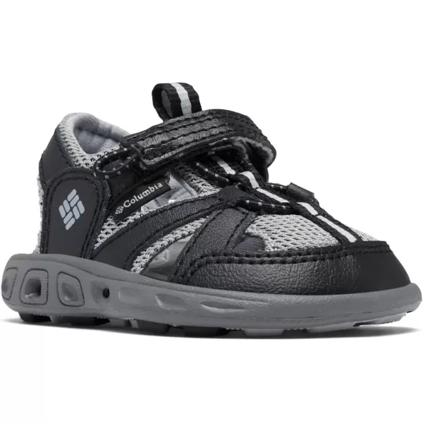 Columbia UnisexChild Techsun Wave Sport SandalBlackSteam