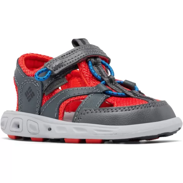 Columbia UnisexChild Techsun Wave Sport SandalDark GreySpicy