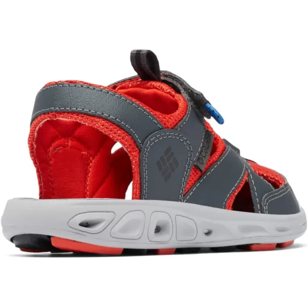 Columbia UnisexChild Techsun Wave Sport SandalDark GreySpicy